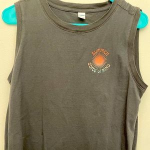 old navy black summer tank top for women! size small!
